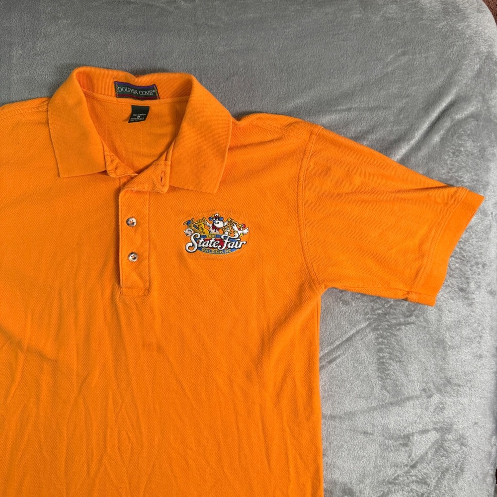 VTG 2001 NC State Fair Raleigh Polo Shirt Medium Cotton